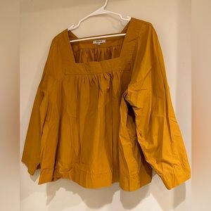 Madewell Square Neck Boxy Blouse